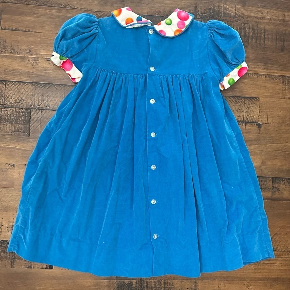 Vintage House Of Hatten Inc. Smocked Corduroy Dress EUC Size‎ 4T - Picture 7 of 7